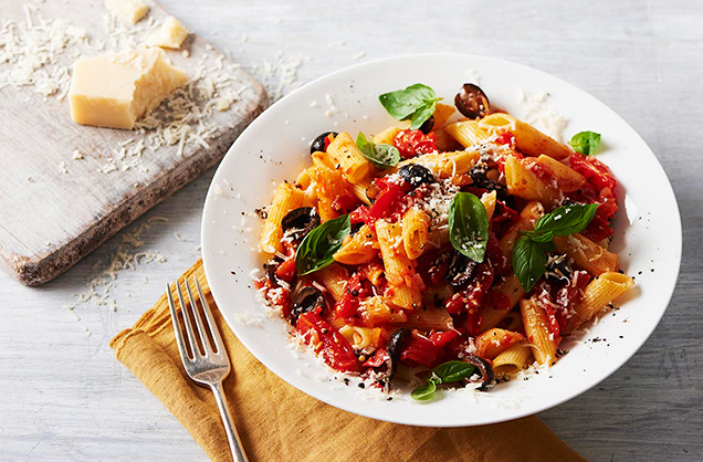 Monday: Arrabbiata pasta