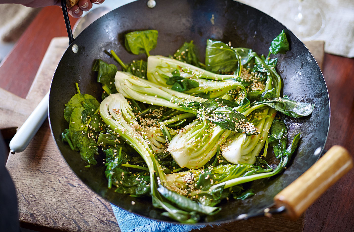 Asian greens recipe