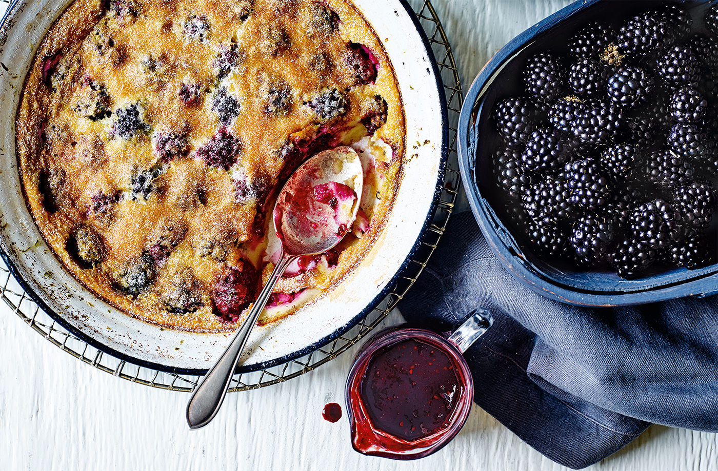 Blackberry clafoutis recipe