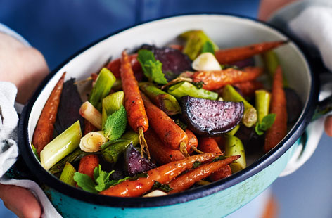 The whole family will enjoy eating these colourful, baked vegetables - the perfect accompaniment to a Sunday roast