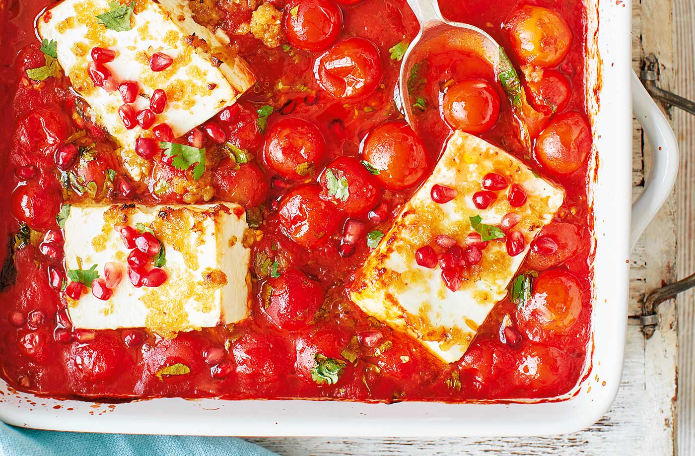 Middle Eastern-style baked feta recipe