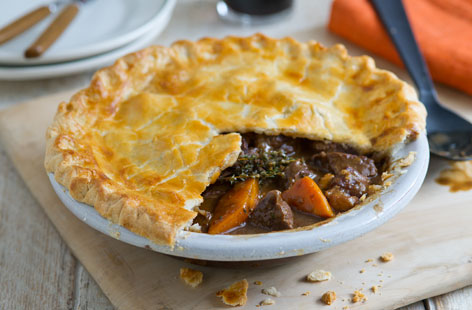 Perfect your baking skills with this delicious Irish pie. Succulent beef and hearty Guinness are a match made in heaven, encased in buttery pastry