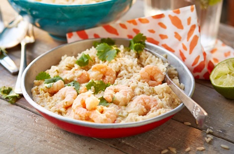 Like so much Brazilian cuisine, this creamy prawn curry takes influences from all over the world - and brings a world of flavour to your table