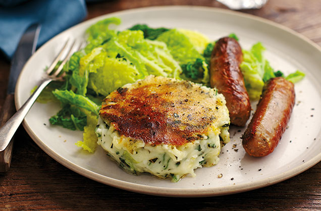 Bubble and squeak cakes