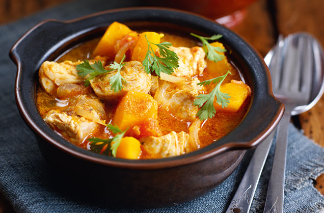 Butternut squash and chicken rogan josh recipe