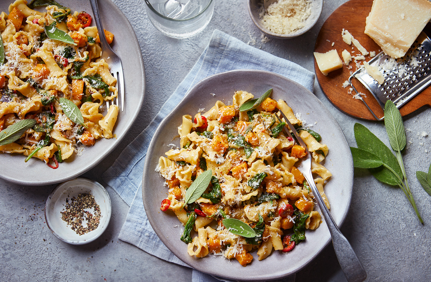Butternut squash and sage pasta recipe