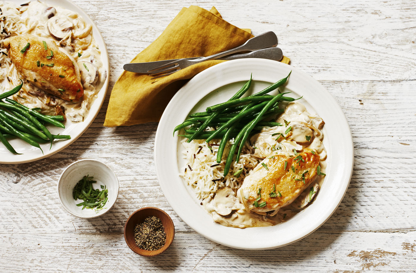 Chicken in creamy mushroom sauce recipe