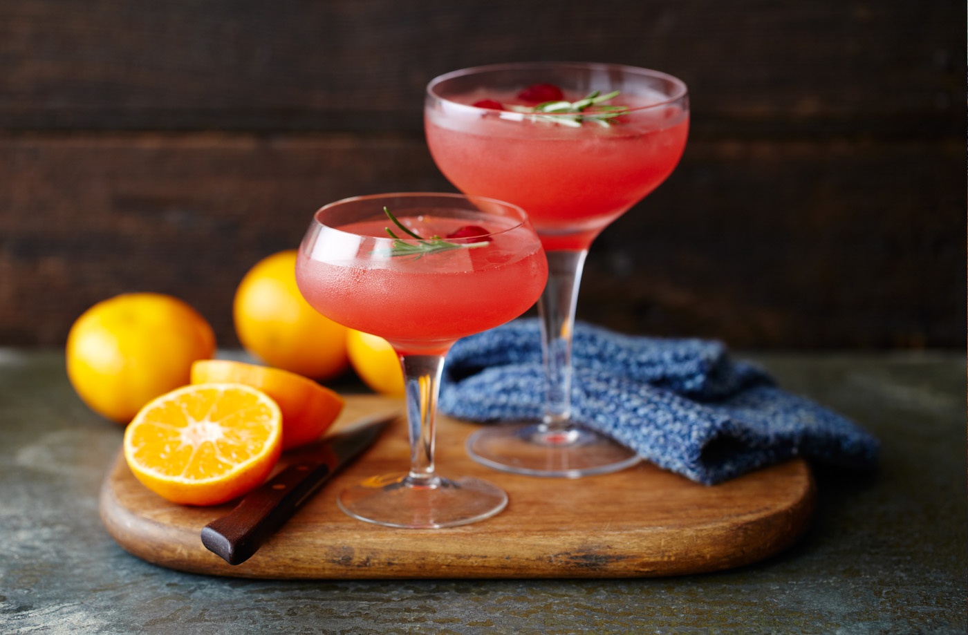 Clementine, cranberry and vodka cocktail recipe