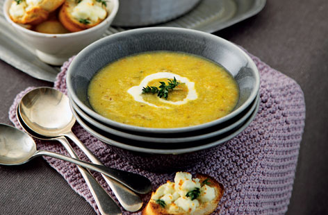 Cauliflower soup with cumin recipe
