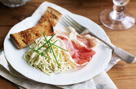 Mixing French and Spanish influences, this remoulade recipe pairs nutty, creamy celeriac with salt, sweet ham