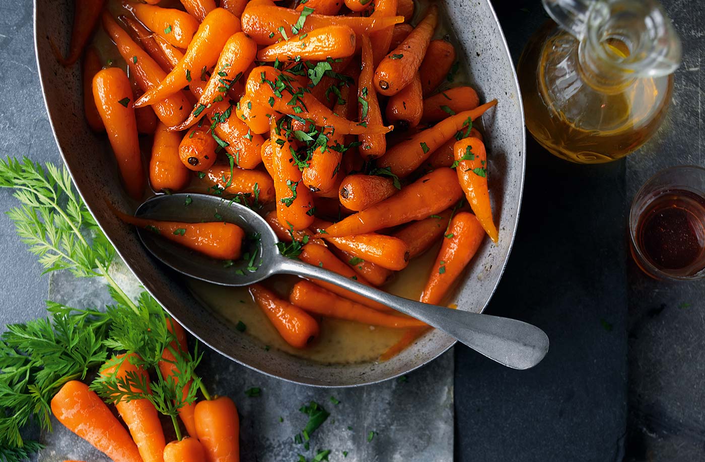 Sweet roasted chantenay carrots recipe