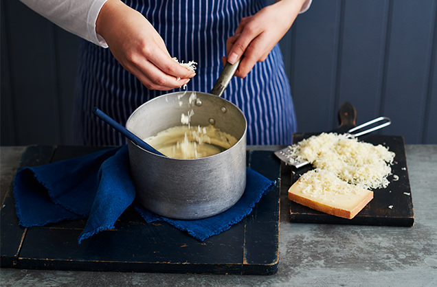 Add the cheese