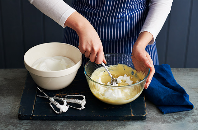 Whisk the egg whites