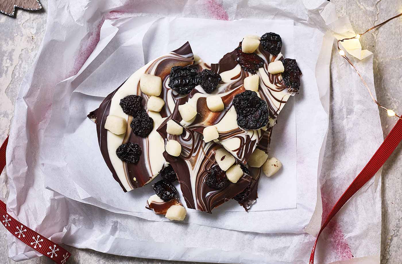 Cherry Bakewell bark recipe