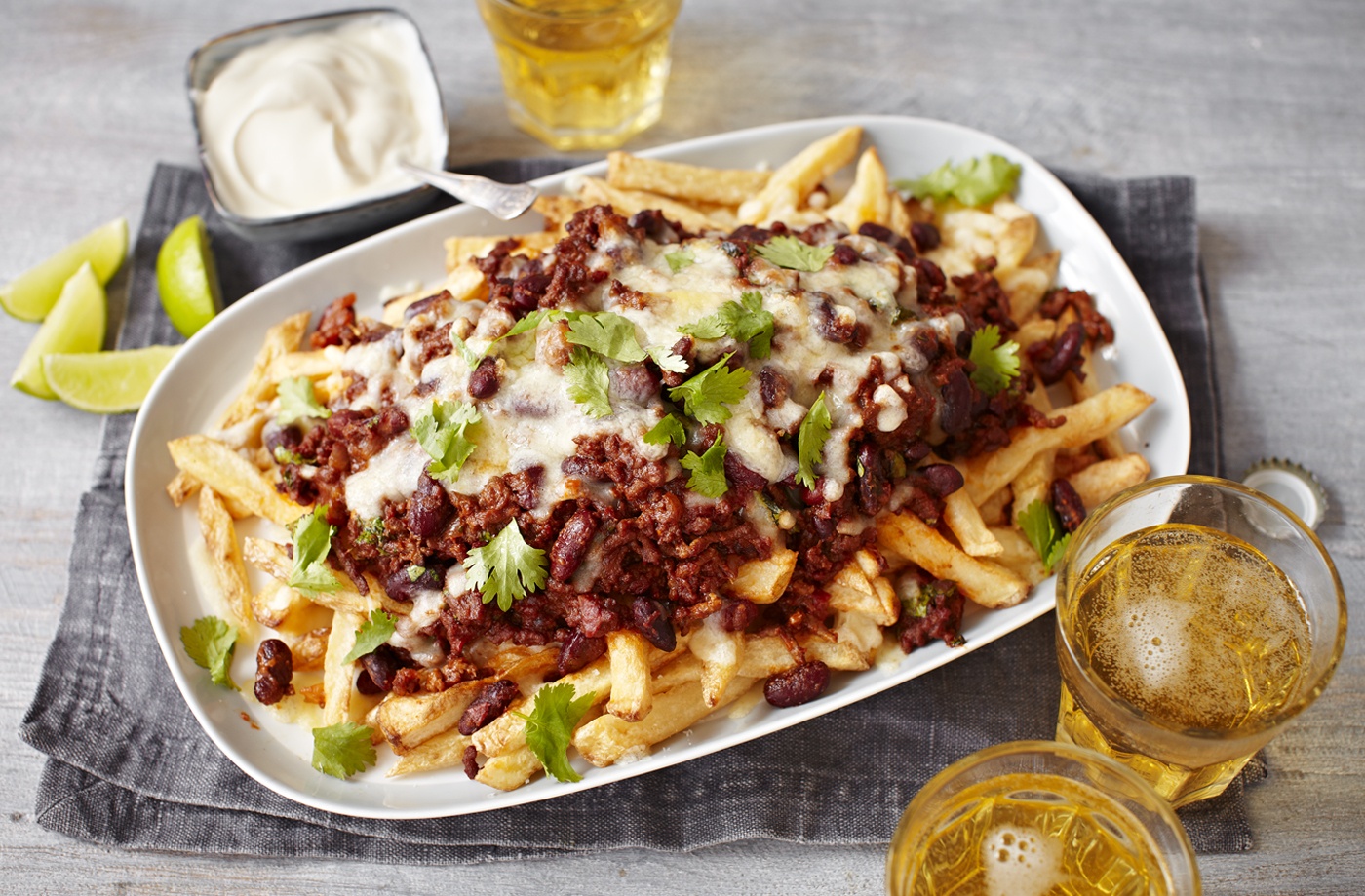 Chilli cheese fries recipe