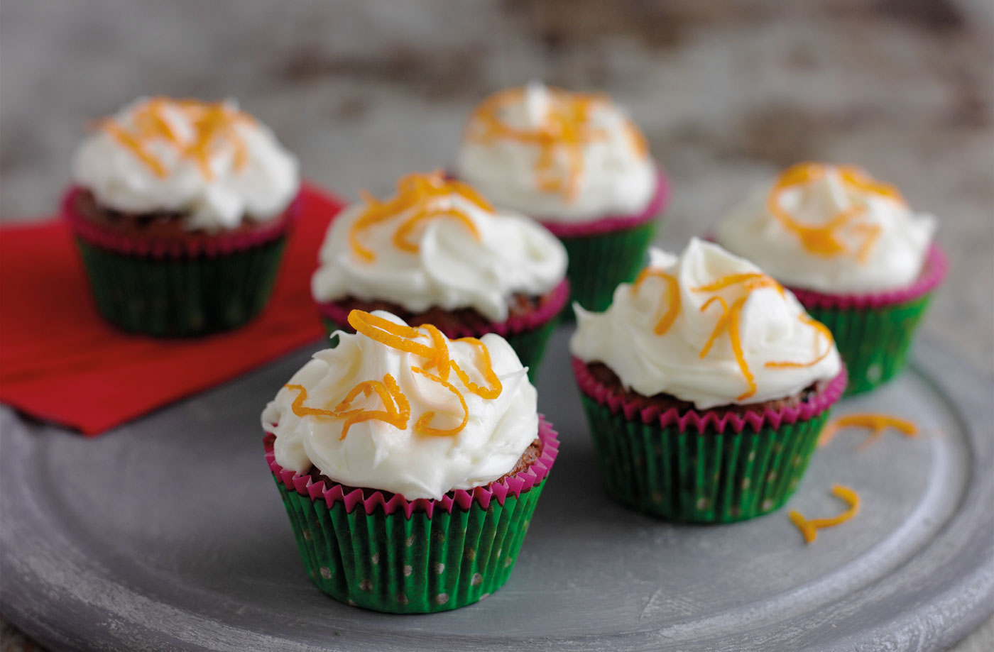 Christmas cupcakes with brandy frosting recipe