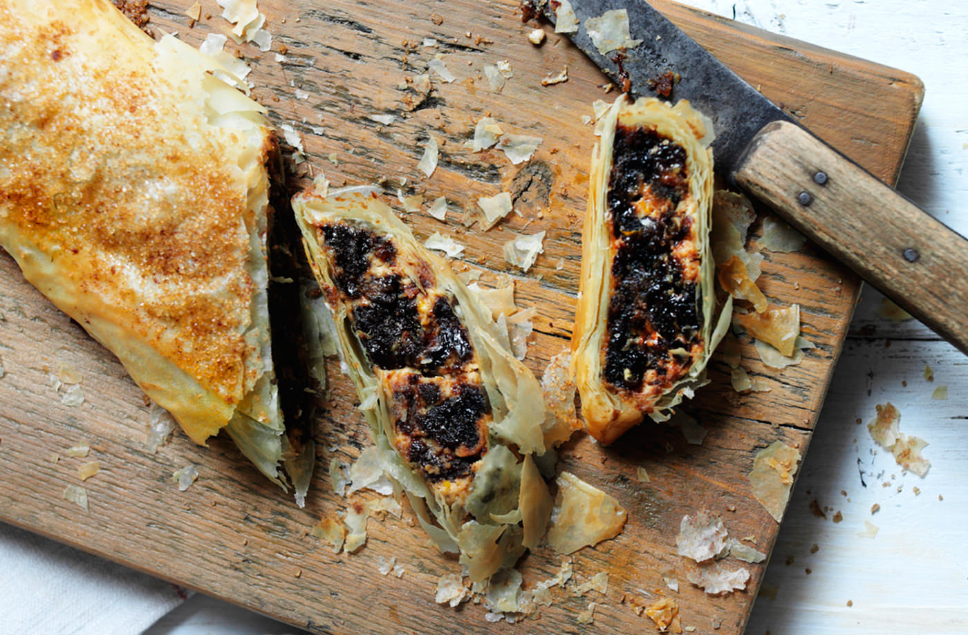 Christmas pudding strudel recipe