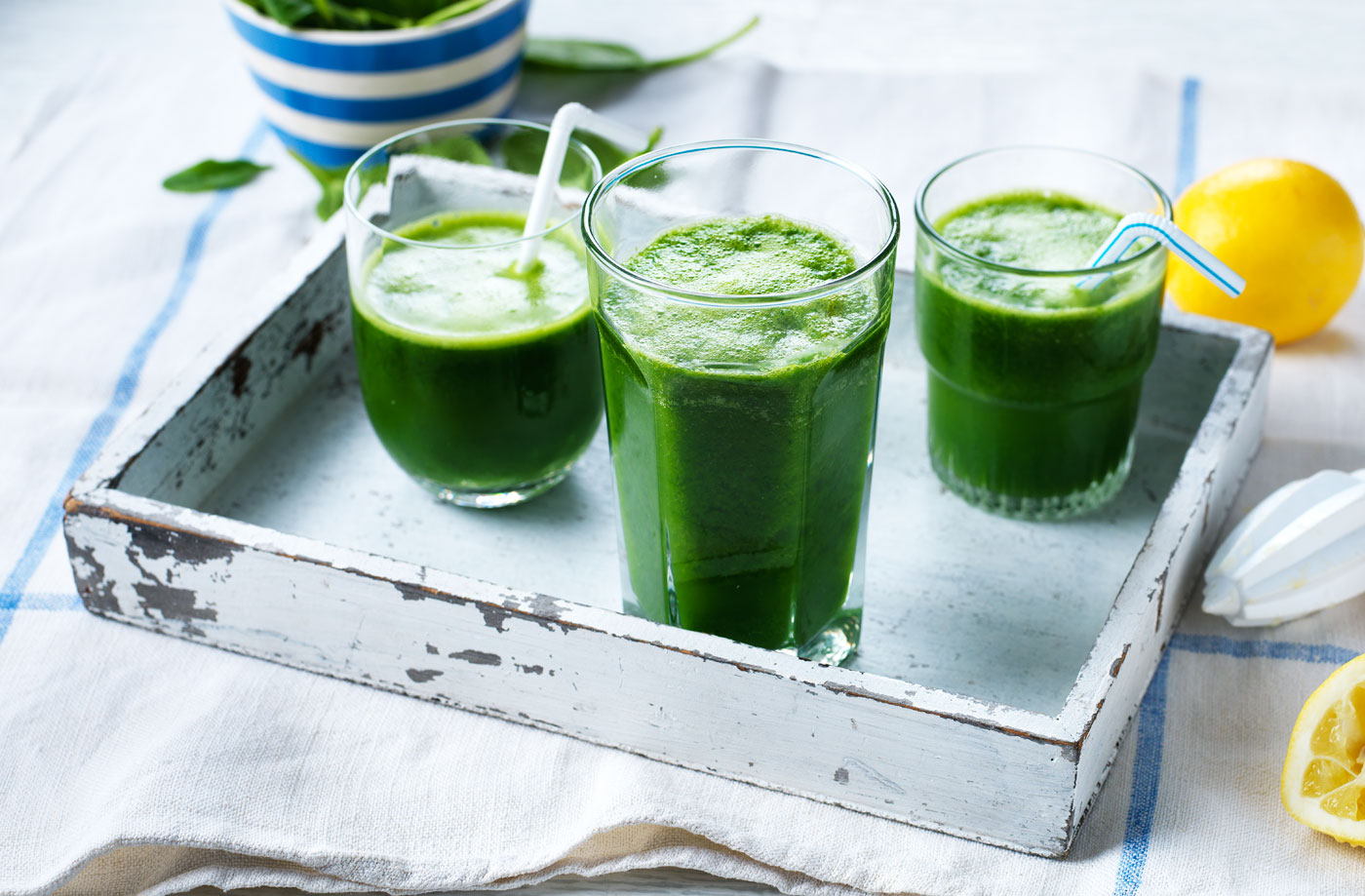 Vibrant green juice recipe