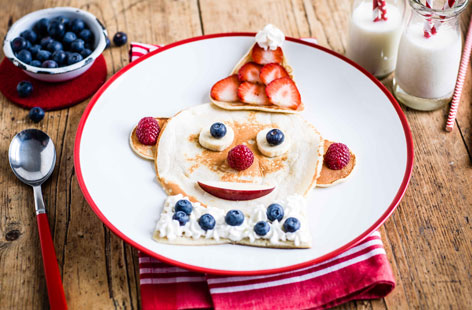 Clown around this Pancake Day and transform your pancakes into this fun circus character with a few simple & delicious decorations