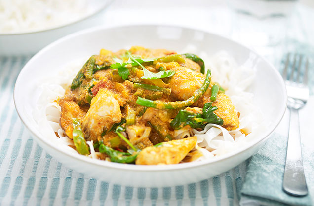 Gluten-free coconut chicken curry recipe