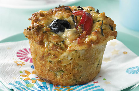 Savoury muffins, warm from the oven, are a great breakfast or brunch treat
