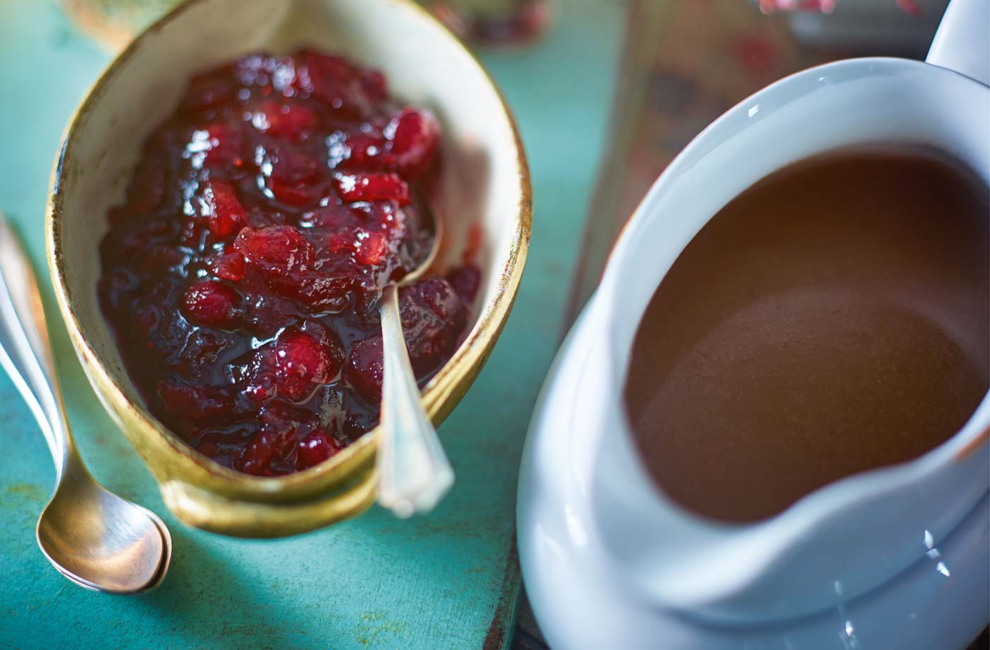Cranberry and sloe gin sauce recipe