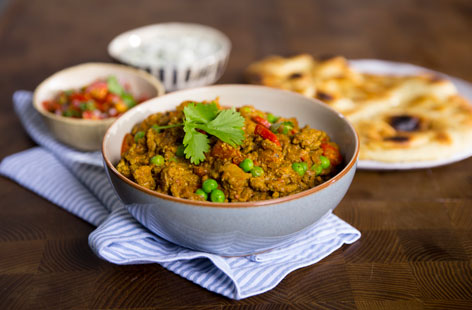 Serve this curry with a tangy homemade chutney and creamy raita to make an impressive midweek spread for friends and family