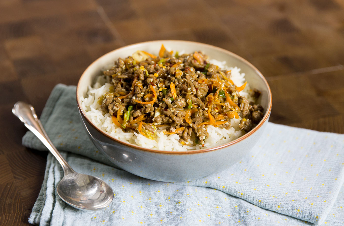 Korean beef bowl recipe