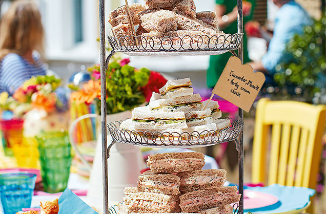 Cucumber, Marmite and cream cheese sandwiches recipe