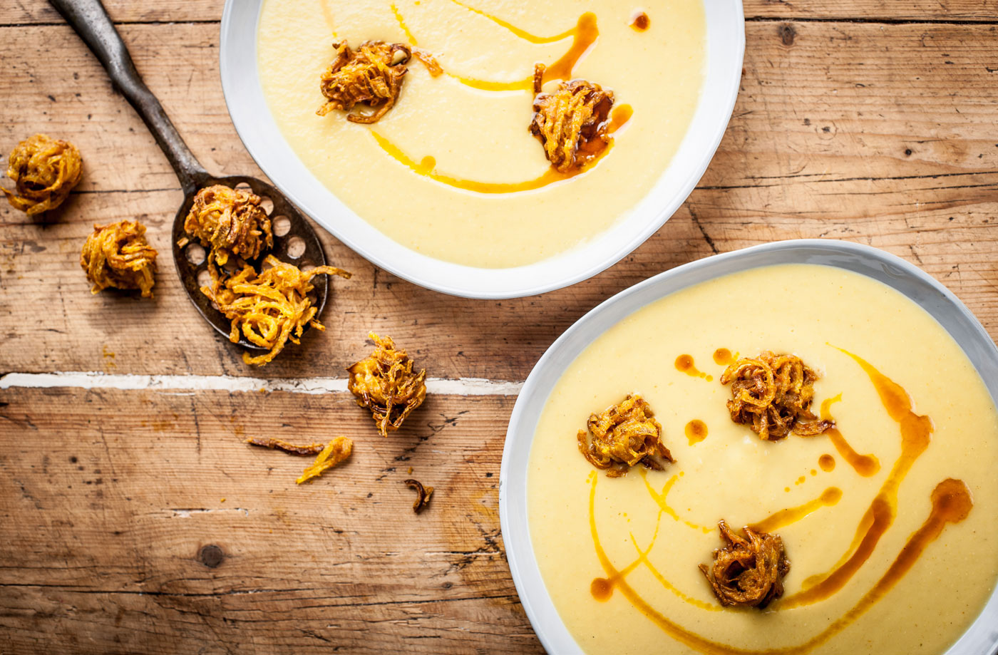 Luke Tipping's curried parsnip and pear soup  recipe