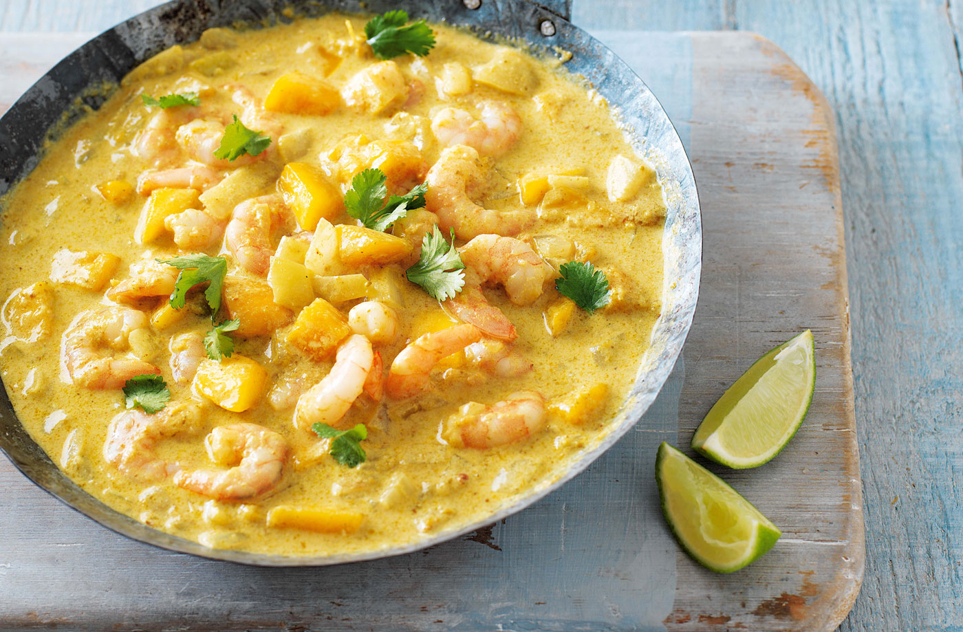 Prawn and mango curry recipe