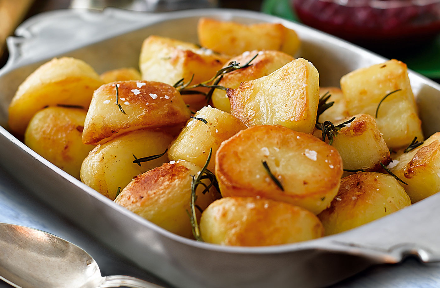 Duck fat roasties with rosemary recipe