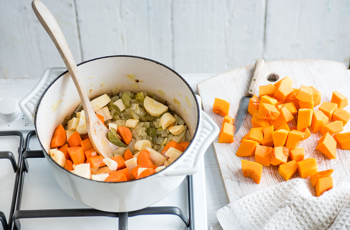 Add vegetables