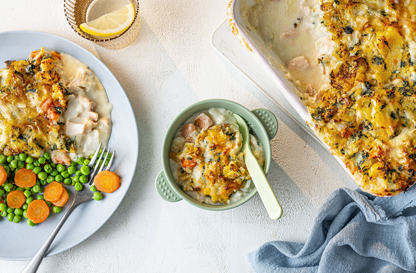 Cheesy fish pie recipe