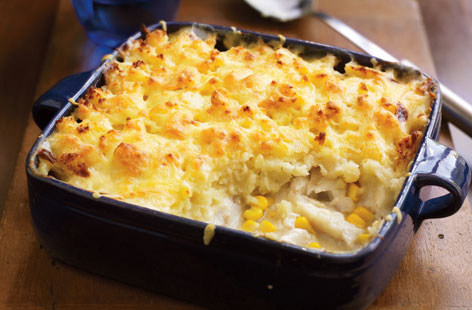 Meals don't get much more comforting than fish pie. A British classic, flaky fish and creamy mash are combined in this easy midweek family favourite.
