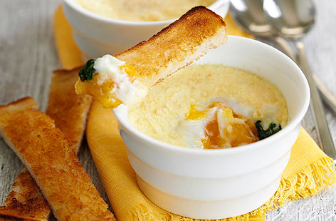 Baked eggs recipe