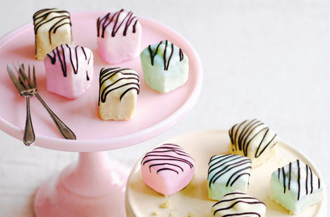 Treat the family to something delicious with a batch of these pastel-coloured sweets.