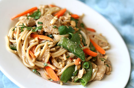 Ginger chicken noodles recipe