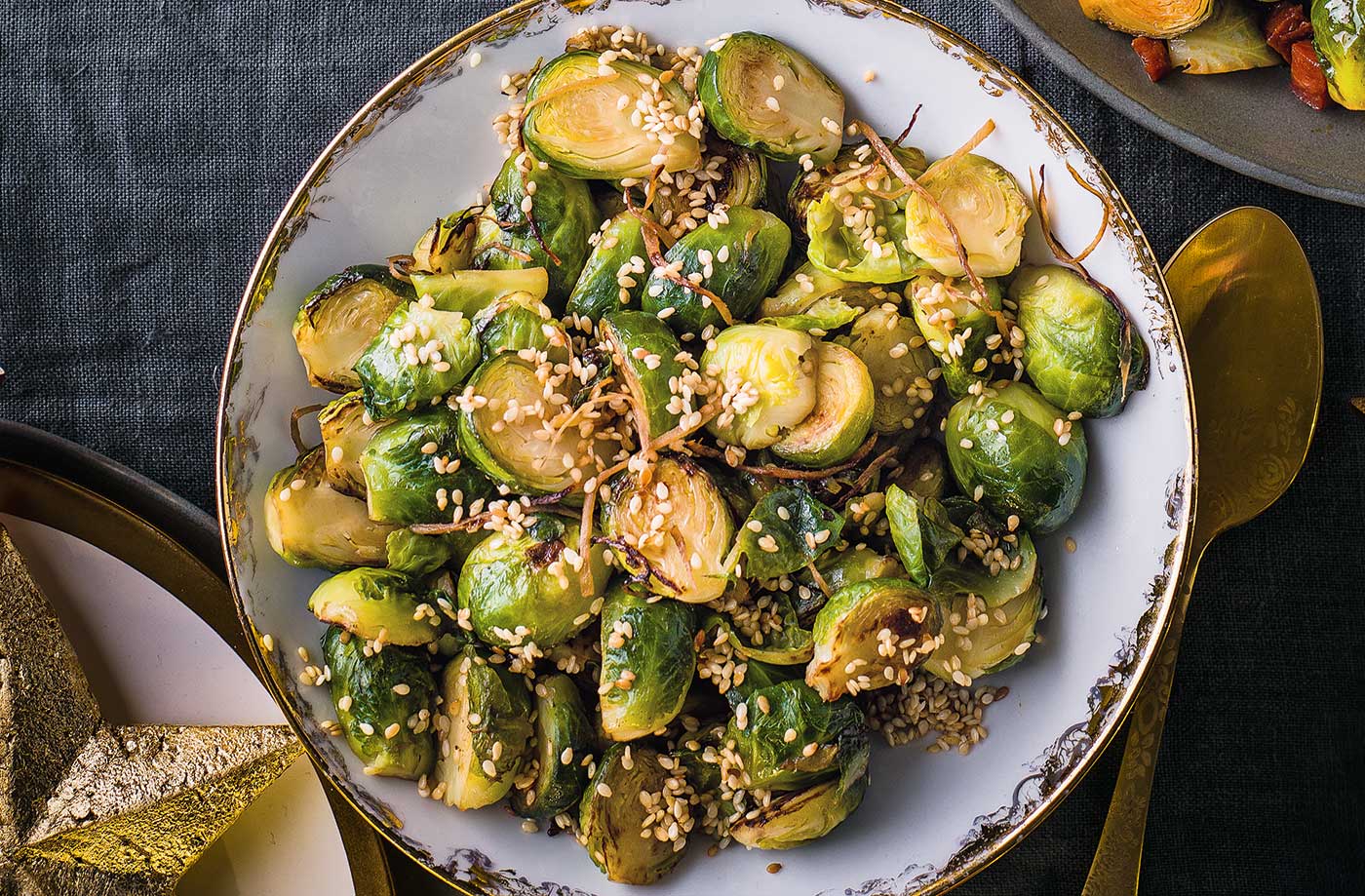 Ginger and sesame sprouts recipe
