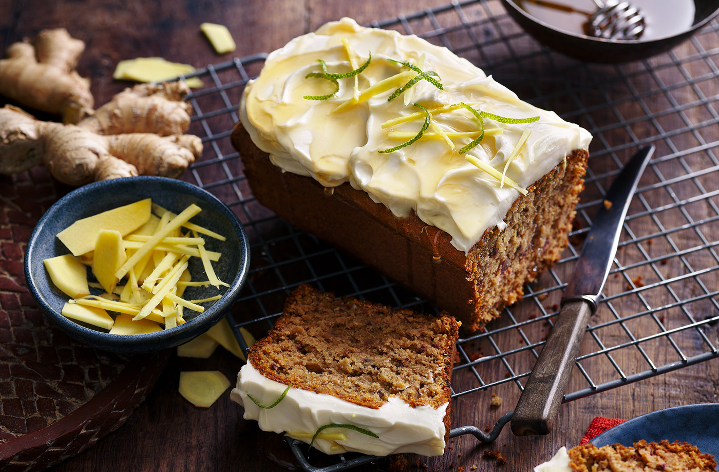 Ginger, date and oat loaf recipe