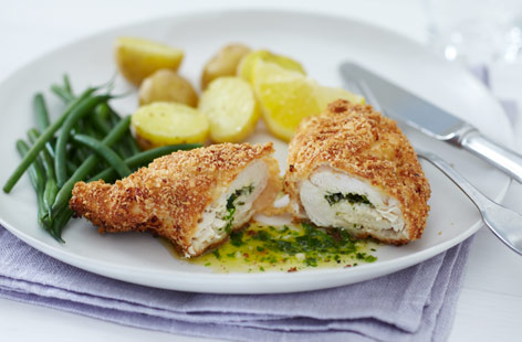 Make your own gluten-free tasty chicken Kievs with this simple recipe