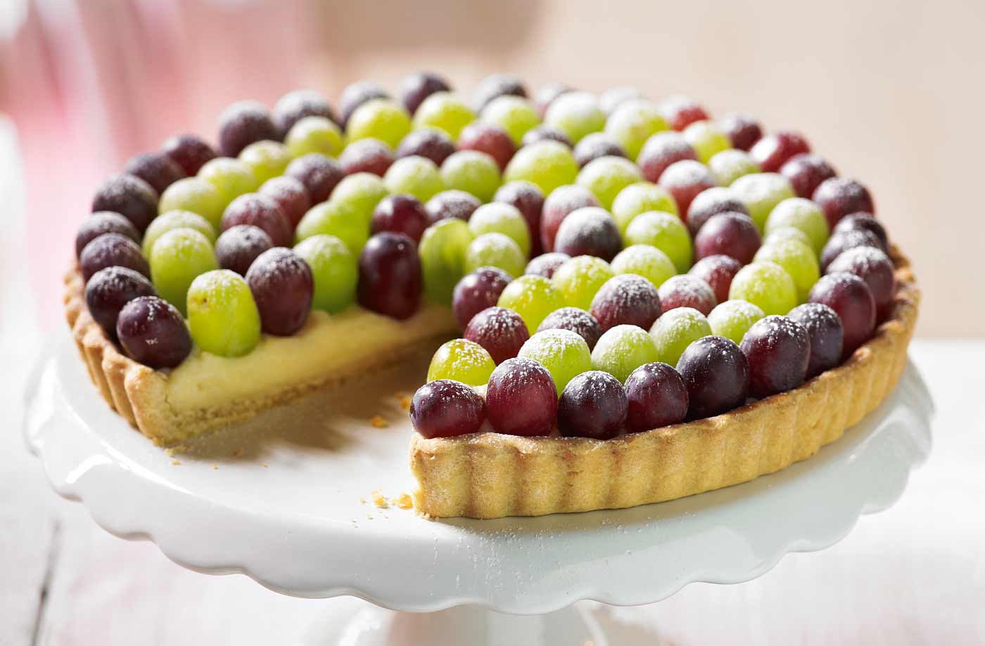 Citrus grape tart recipe