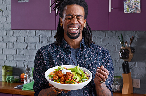 Henry's 'being good tonight' falafel