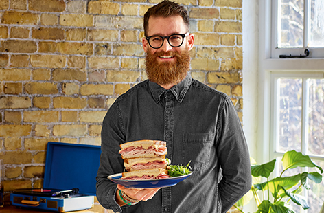 Iain's 'proper' croque monsieur