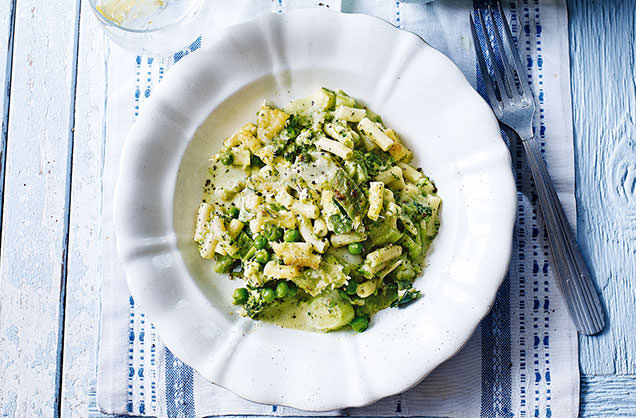 Green mac and cheese