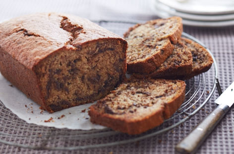 Choc chip banana bread recipe