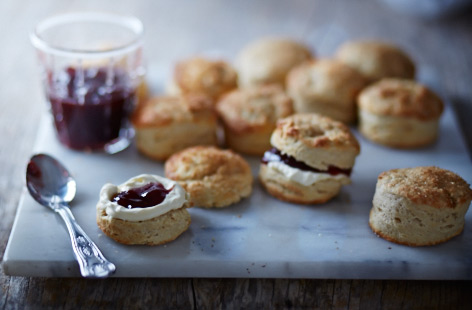 Buttermilk scones with sugar tops recipe