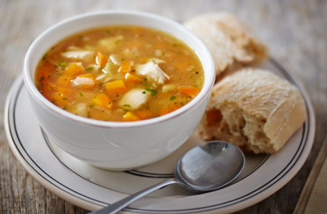 Chicken, carrot and ginger soup recipe
