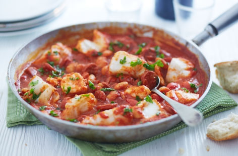 Cod and chorizo stew recipe