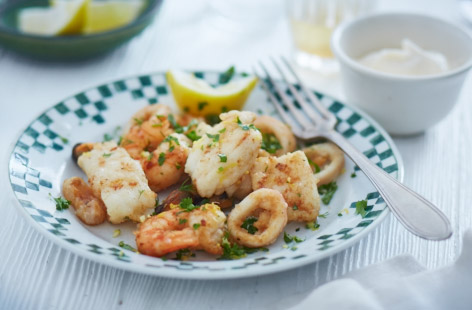 Fritto misto with gremolata recipe